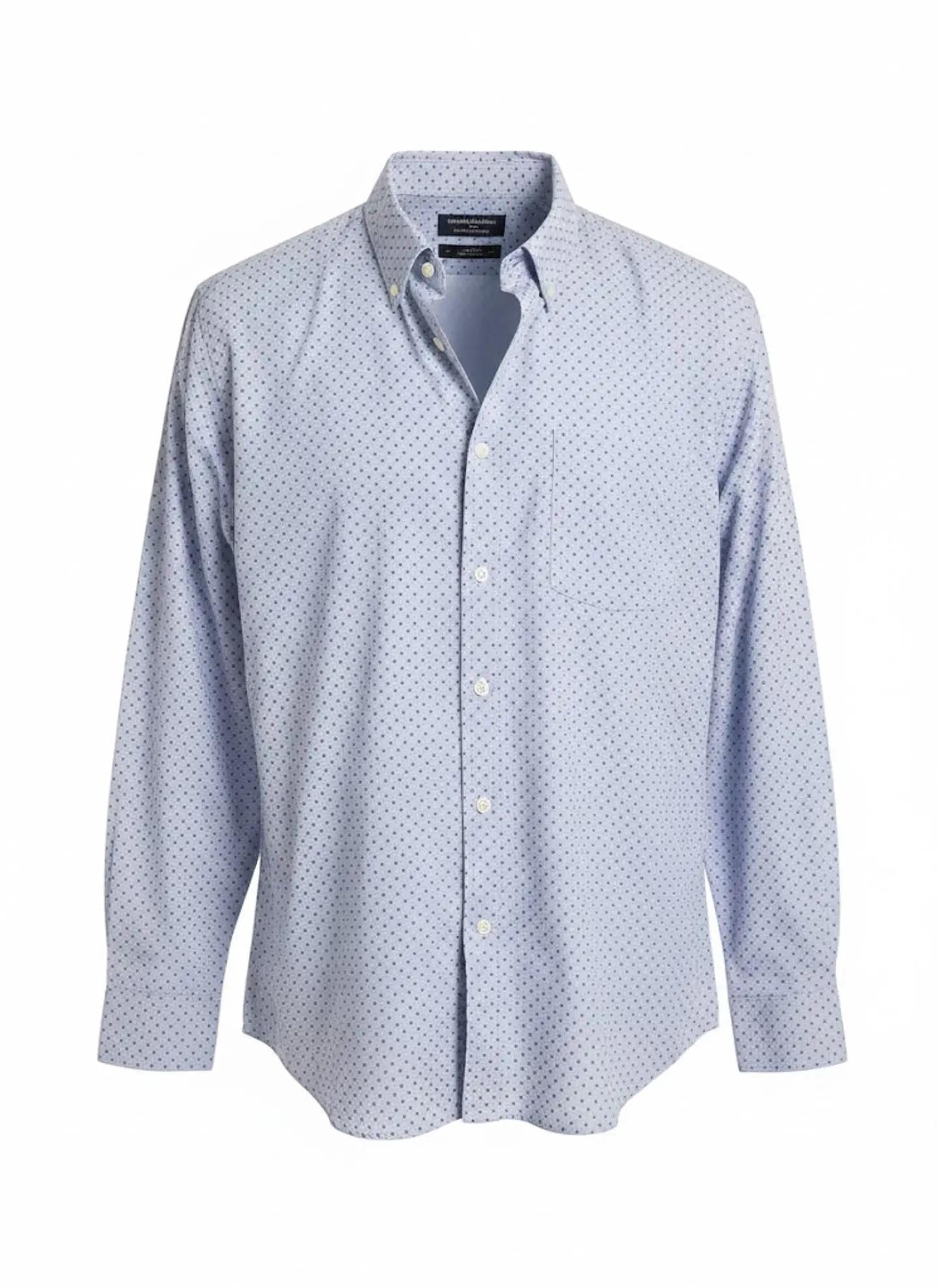Camisa Casual Hombre Banana Republic Soft Wash Estampada Talla L 1