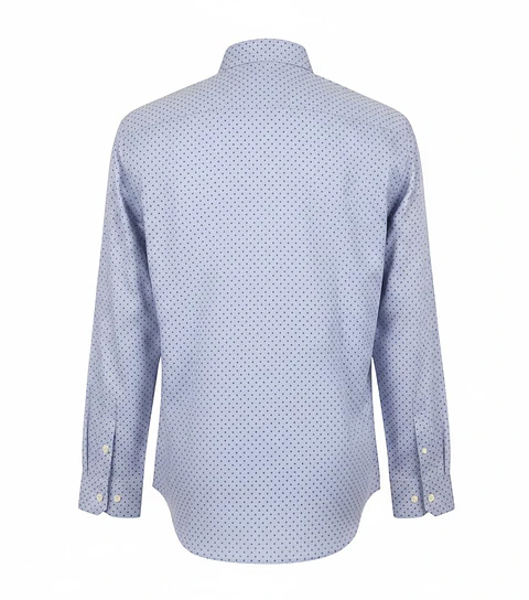 Camisa Casual Hombre Banana Republic Soft Wash Estampada Talla L