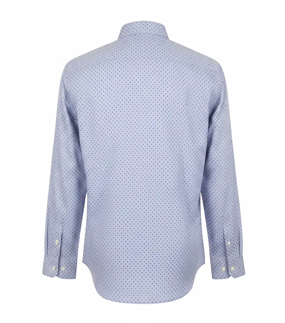 Camisa Casual Hombre Banana Republic Soft Wash Estampada Talla L 2