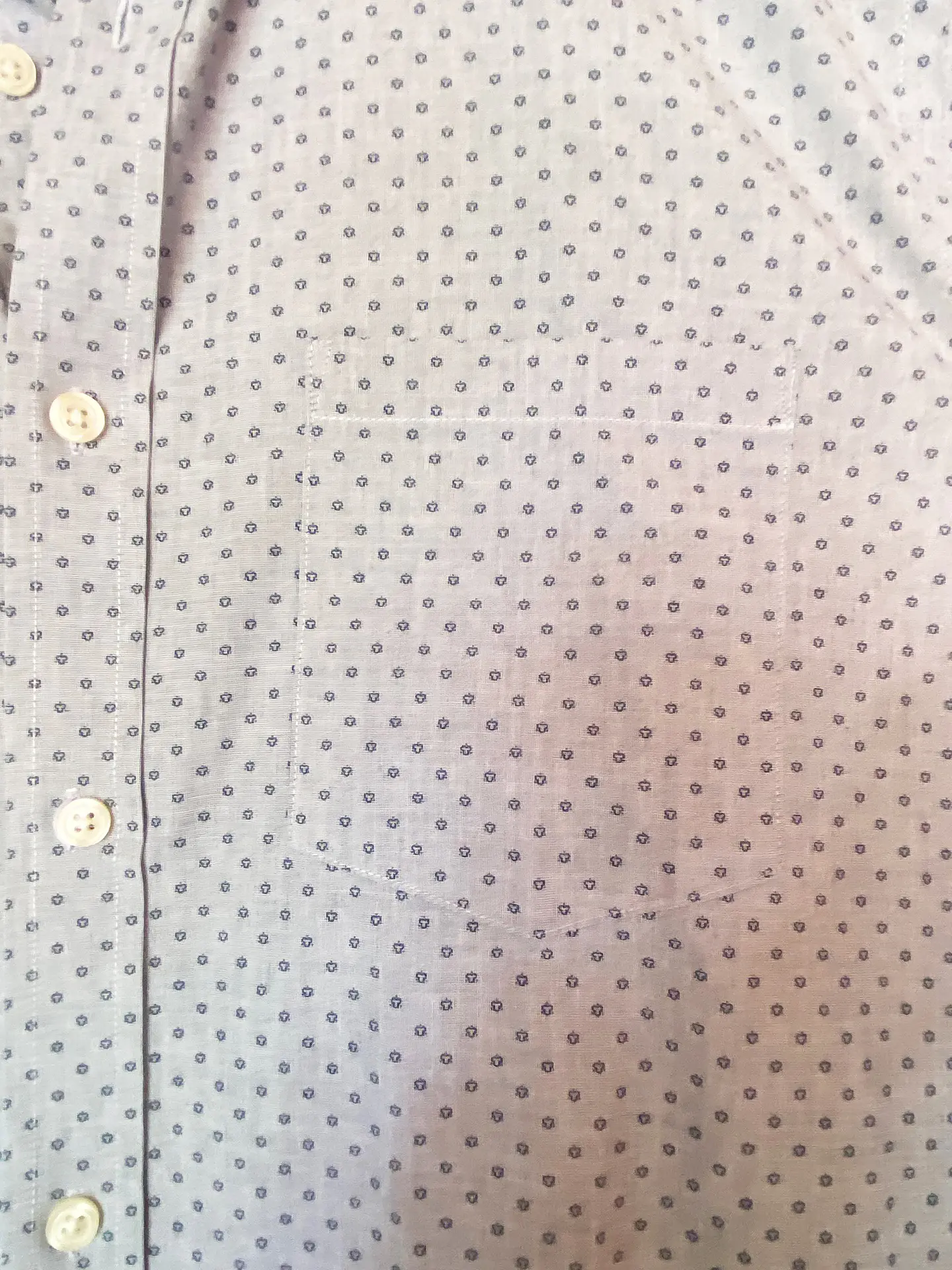 Camisa Casual Hombre Banana Republic Soft Wash Estampada Talla L 9
