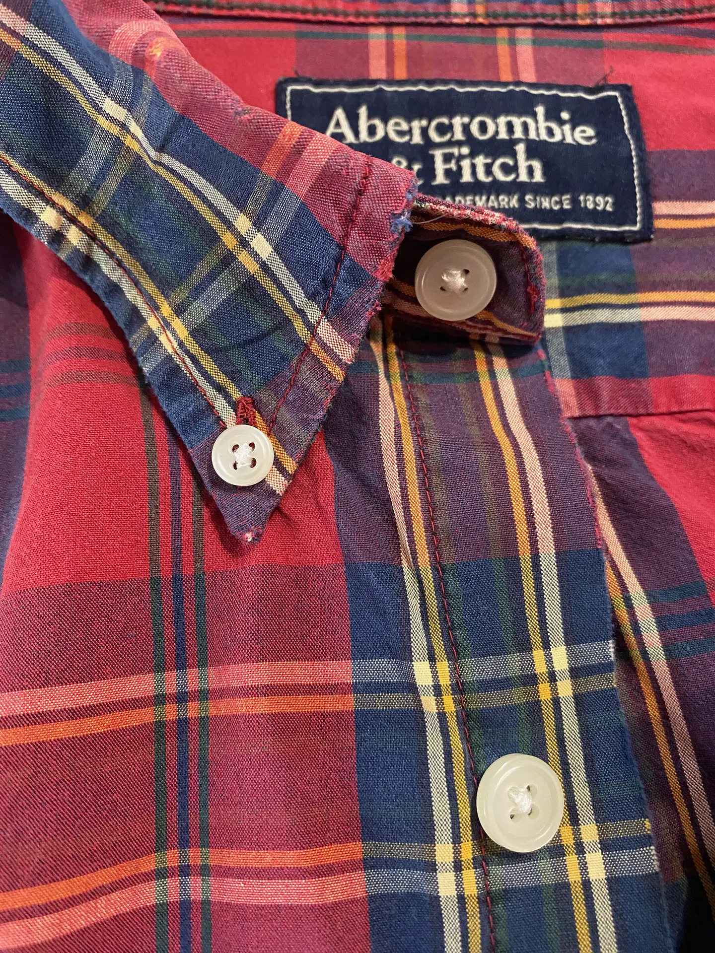 Camisa Casual Hombre Abercrombie & Fitch Muscle Fit Talla L 12