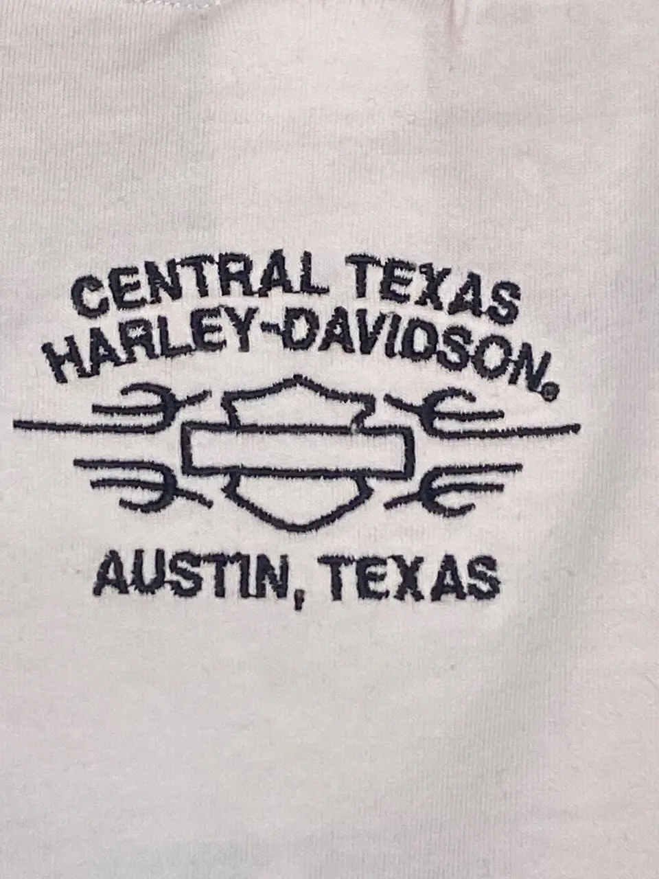 Polera Hombre Harley-Davidson Original Bordada Blanca Talla XL 8