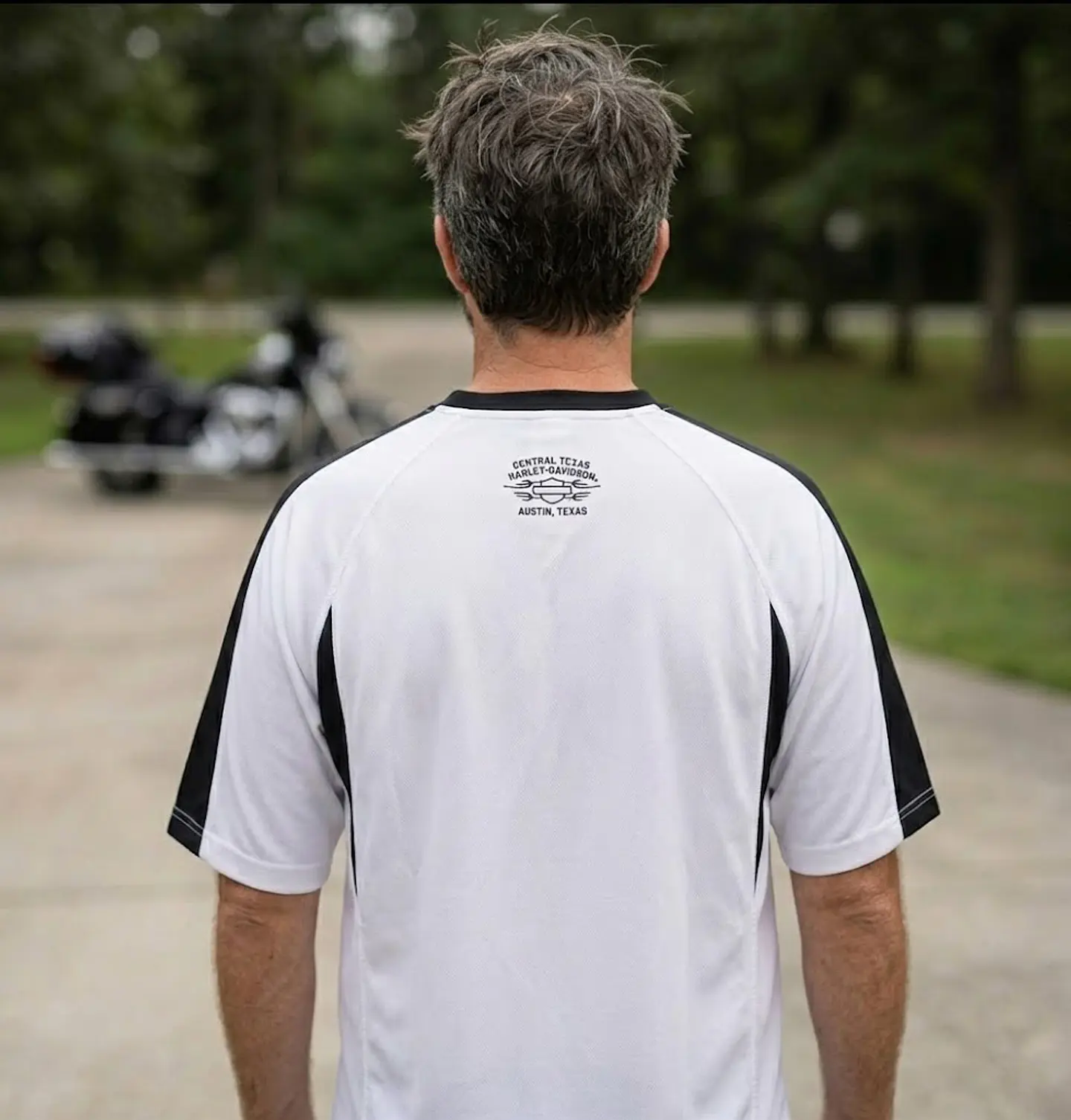 Polera Hombre Harley-Davidson Original Bordada Blanca Talla XL 4
