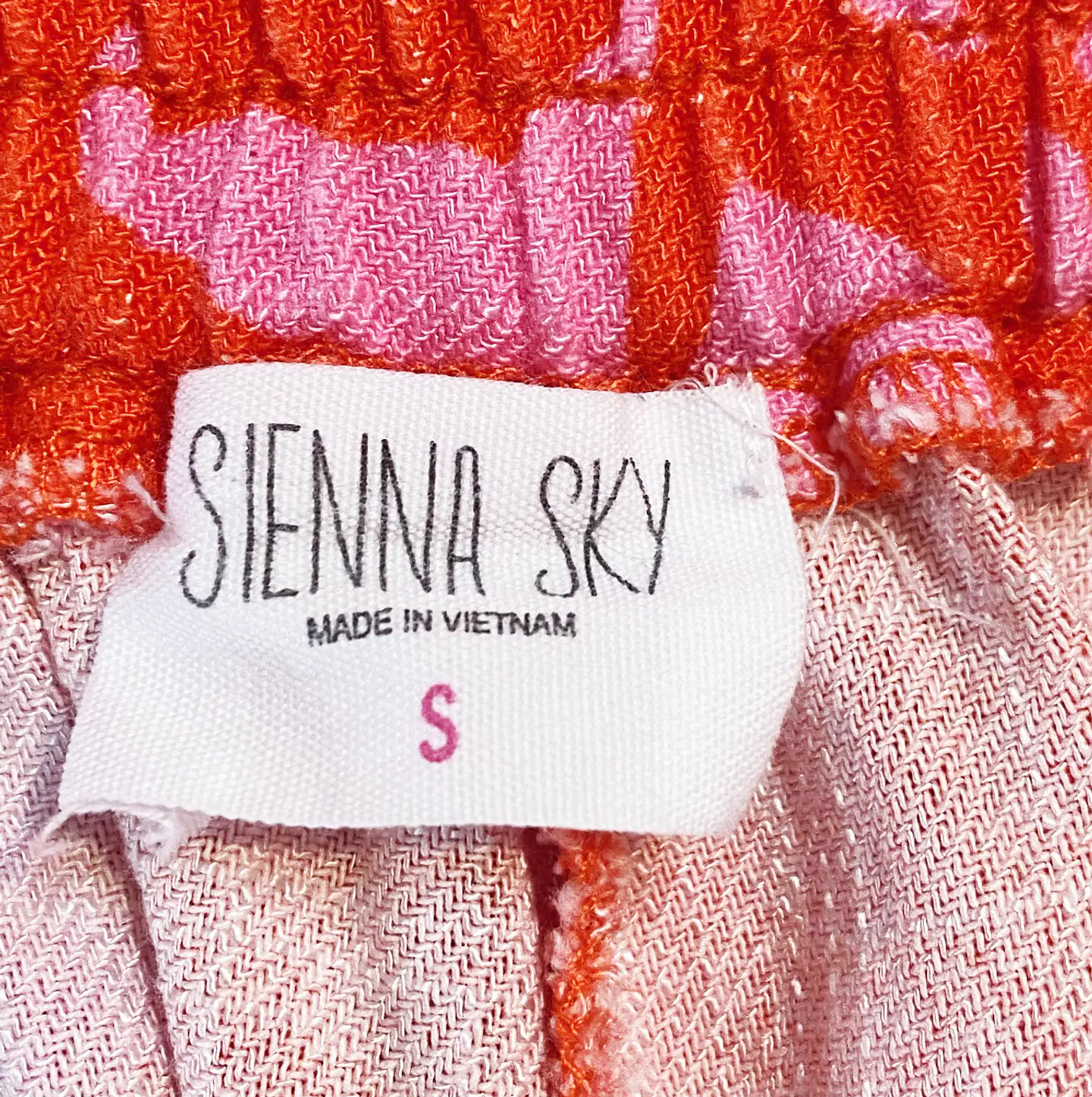 Pantalón Palazzo Mujer Sienna Sky Floreado Fucsia Y Rojo Talla S 6