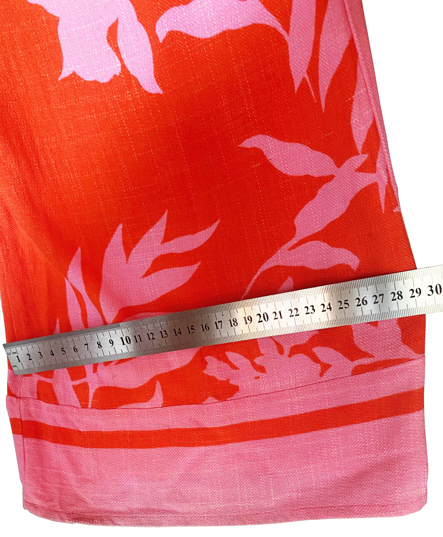 Pantalón Palazzo Mujer Sienna Sky Floreado Fucsia Y Rojo Talla S 14