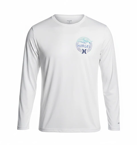 Polera Niño Hurley Sunscreen (UPF 50+) Manga Larga Talla XL (14/16)