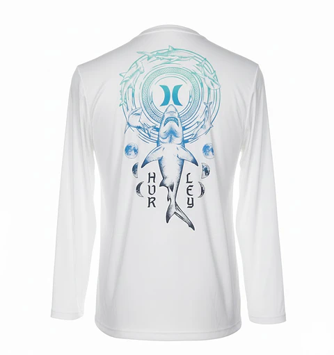 Polera Niño Hurley Sunscreen (UPF 50+) Manga Larga Talla XL (14/16)