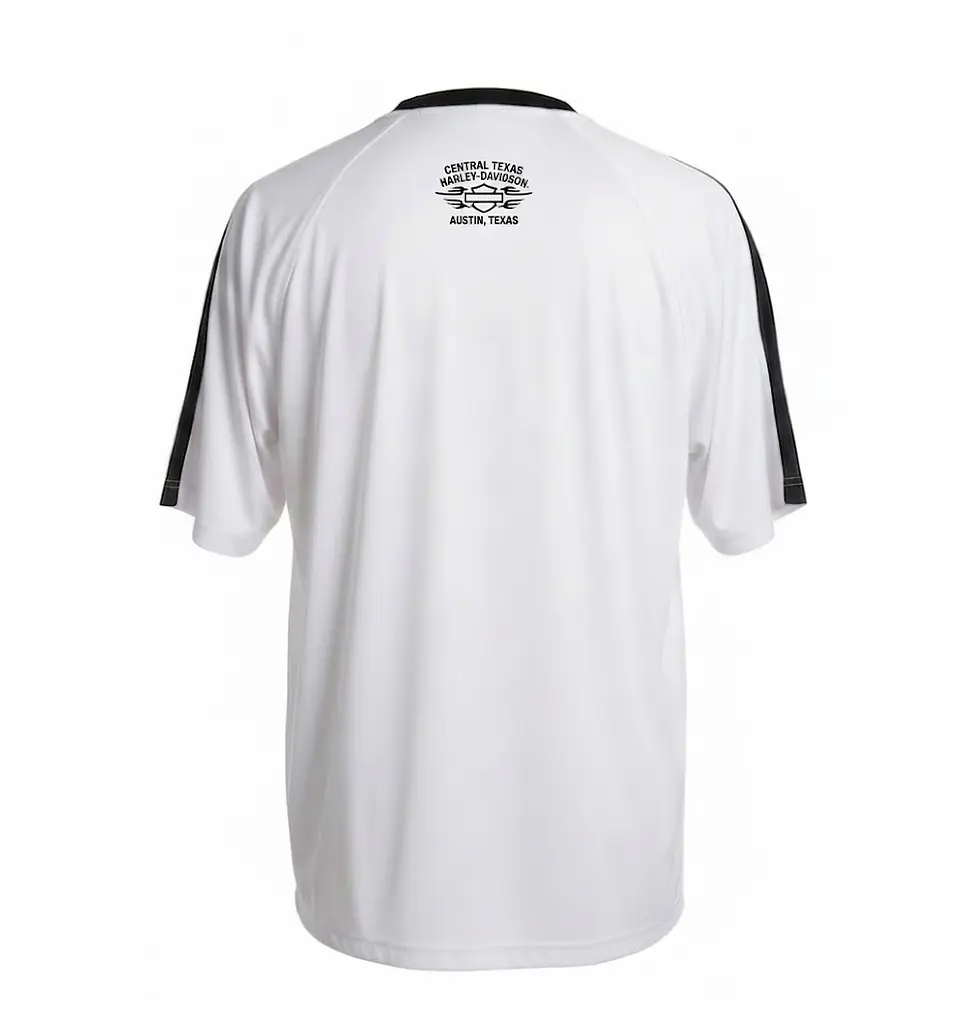 Polera Hombre Harley-Davidson Original Bordada Blanca Talla XL 2