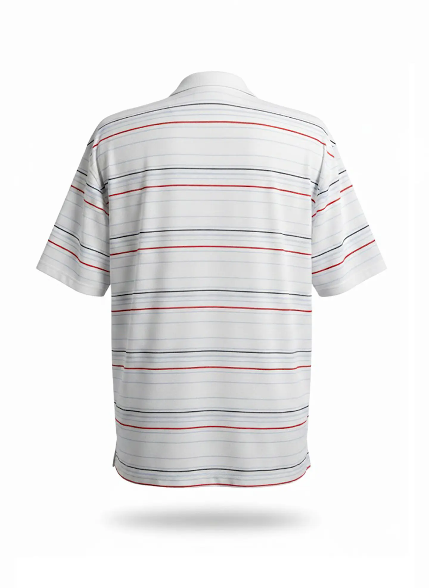 Polera Tipo Polo Hombre Nike Golf Original Rayada Blanca Talla XL 2
