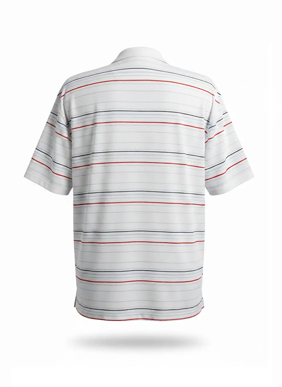 Polera Tipo Polo Hombre Nike Golf Original Rayada Blanca Talla XL 2