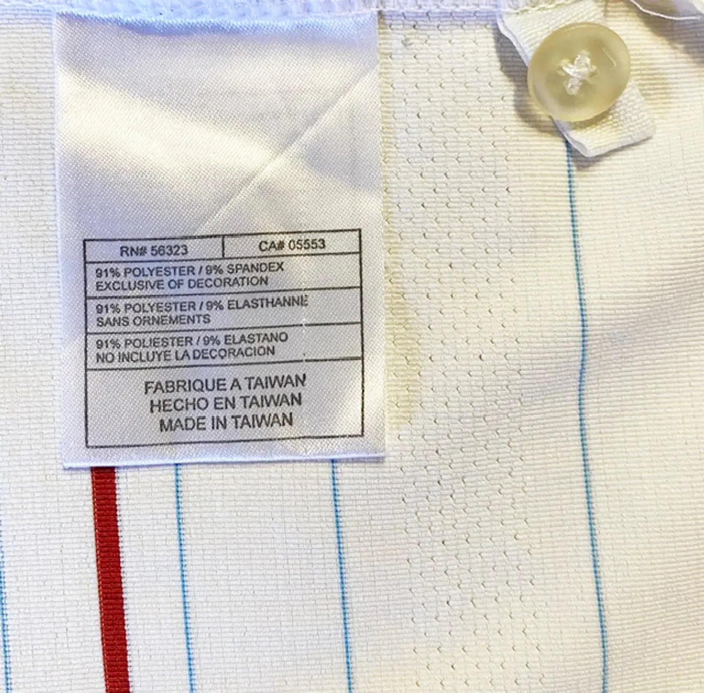 Polera Tipo Polo Hombre Nike Golf Original Rayada Blanca Talla XL 9