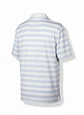 Polera Tipo Polo Hombre Nike Golf Original Rayada Blanca Y Celeste Talla XL - Miniatura 2