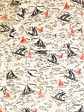 Camisa Mujer Columbia Blanca Estampada Veleros Talla M - Miniatura 8