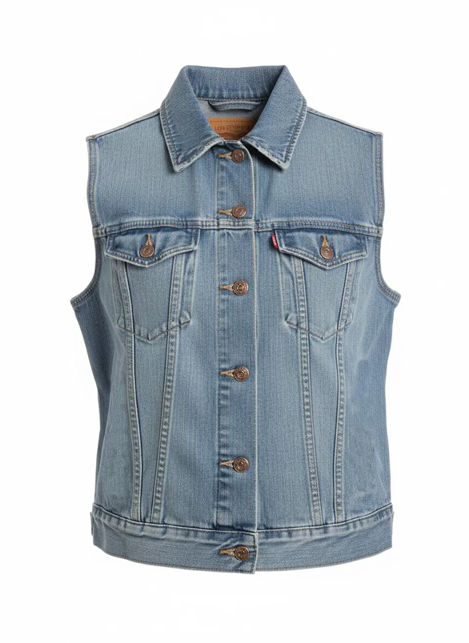 Chaleco / Chaqueta sin mangas Mezclilla Mujer Levi's Talla M 1
