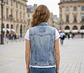 Chaleco / Chaqueta sin mangas Mezclilla Mujer Levi's Talla M - Miniatura 5