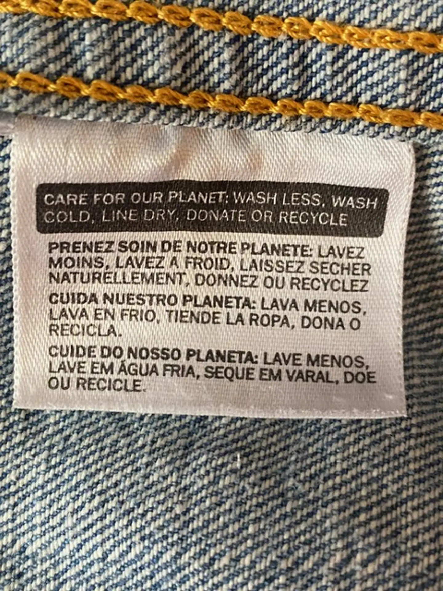 Chaleco / Chaqueta sin mangas Mezclilla Mujer Levi's Talla M 9