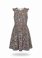 Vestido Corto Juvenil Seguin Hearts Rayas Florales Talla 13 / L - Miniatura 1