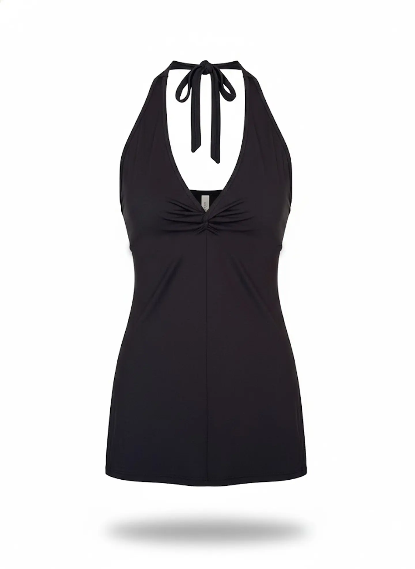 Top Tommy Bahama Halter de Seda Negro, Talla M (8/10) 1
