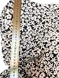 Vestido Corto Casual Floral Blanco y Negro Angie, Talla S - Miniatura 15