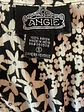Vestido Corto Casual Floral Blanco y Negro Angie, Talla S - Miniatura 7