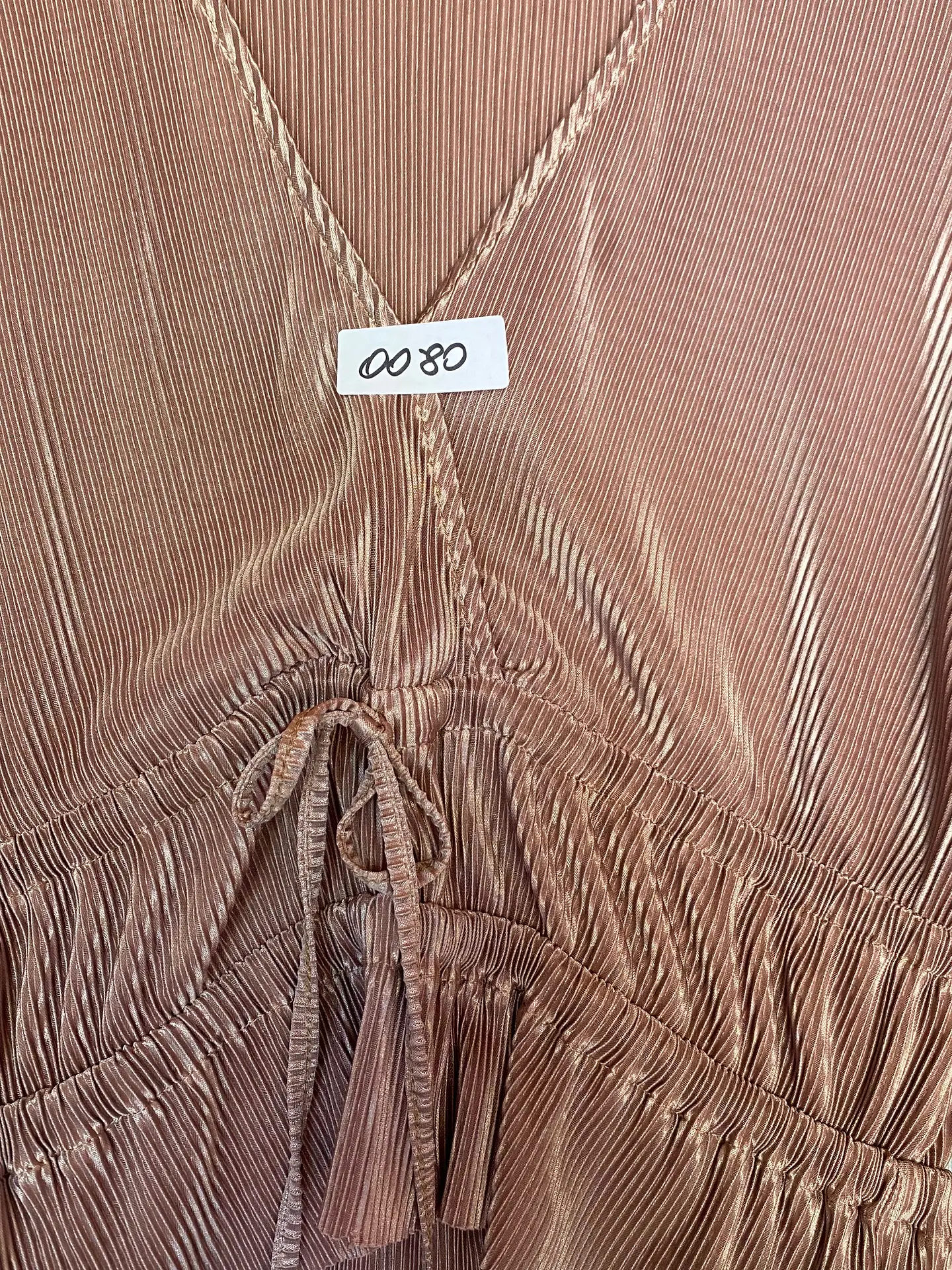 Blusa Plisada Elegante Manga Larga Zara, Talla L 13