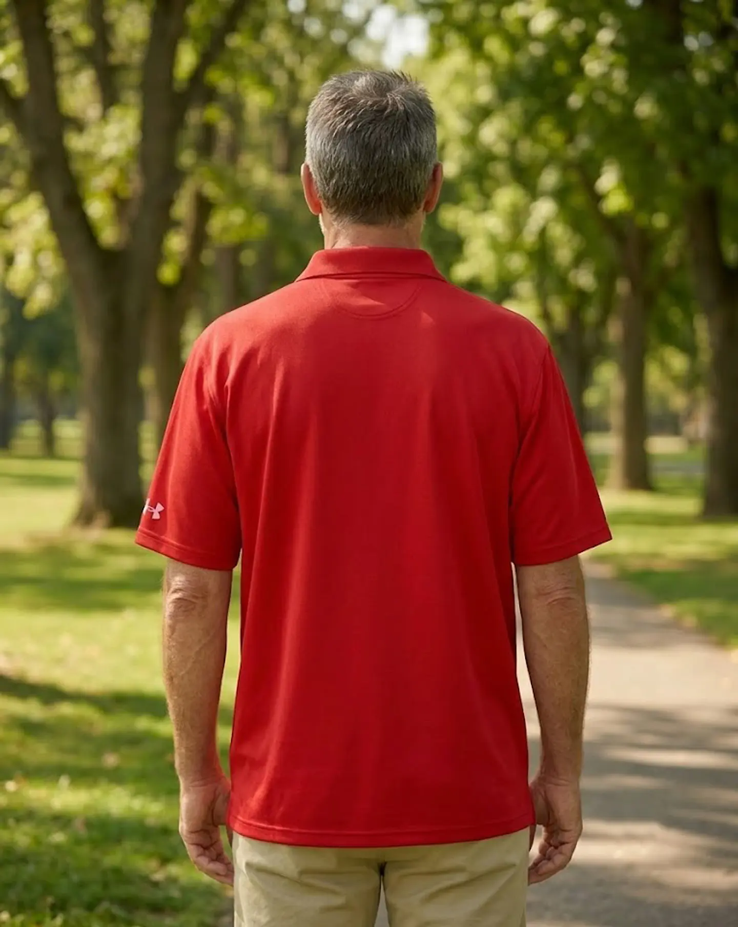 Polera Manga Corta Polo Deportivo Under Armour  Hombre, Talla L 5