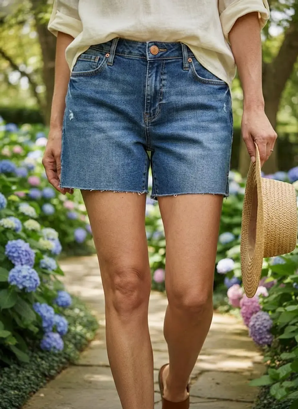Shorts de Mezclilla High Rise Dear John Julian, Talla 29  /40 Chile 4