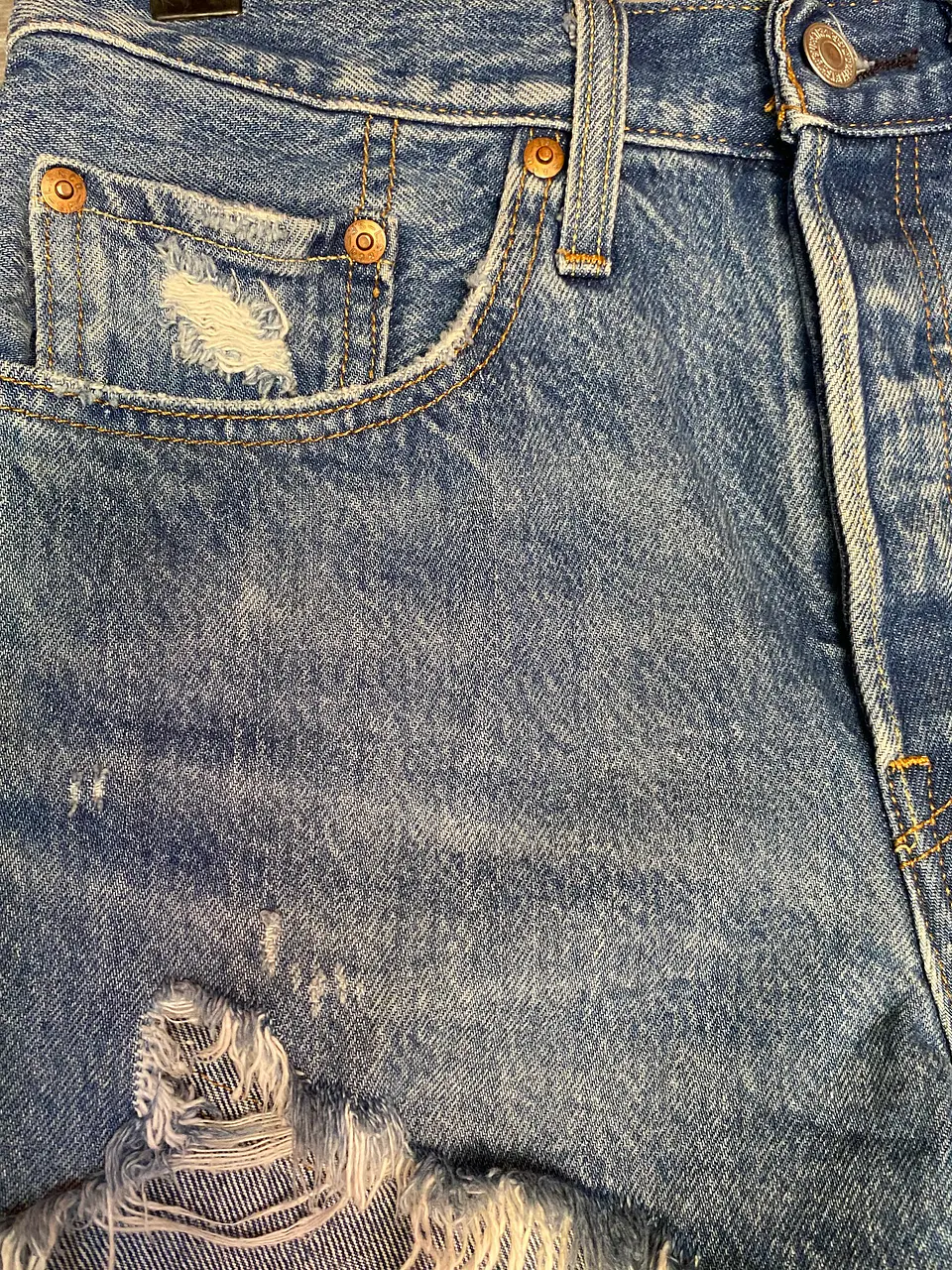 Short de Mezclilla Levi's Premium 501 Original, Talla 26 / 36-38 Chile 10