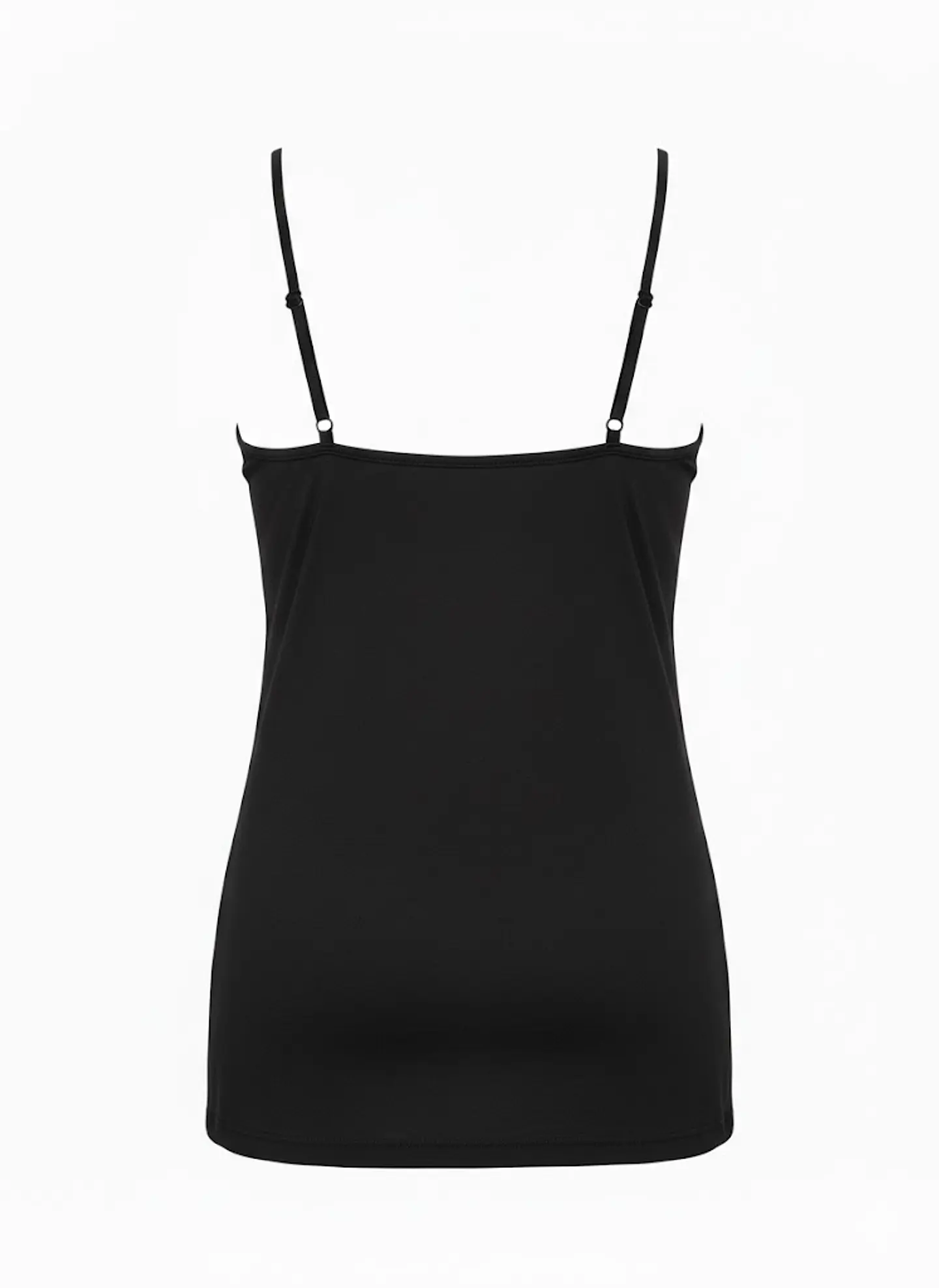 Polera Negra Sin Mangas con Encaje Frontal Ann Taylor Factory, Talla M 2
