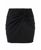 Falda Corta Negra Cruzada con Nudo A New Day, Talla S - Miniatura 1