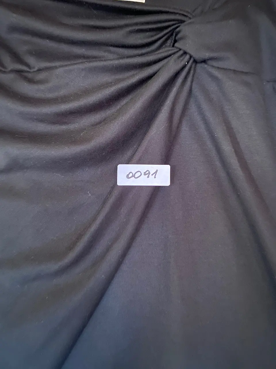 Falda Corta Negra Cruzada con Nudo A New Day, Talla S 9