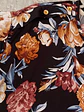 Blusa Negra de Flores con Botones Dorados, Talla M - Miniatura 6