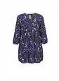 Vestido de Niña Azul con Flores Ficcus, Talla 6 - Miniatura 2