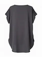 Blusa Calvin Klein Gris Oscuro con Detalle Dorado, Talla XL - Miniatura 2