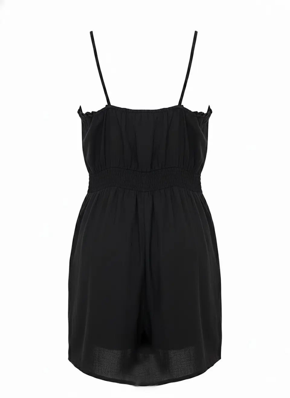 Vestido Corto Negro Nicopoly Bordados y Mostacillas, Talla S 2