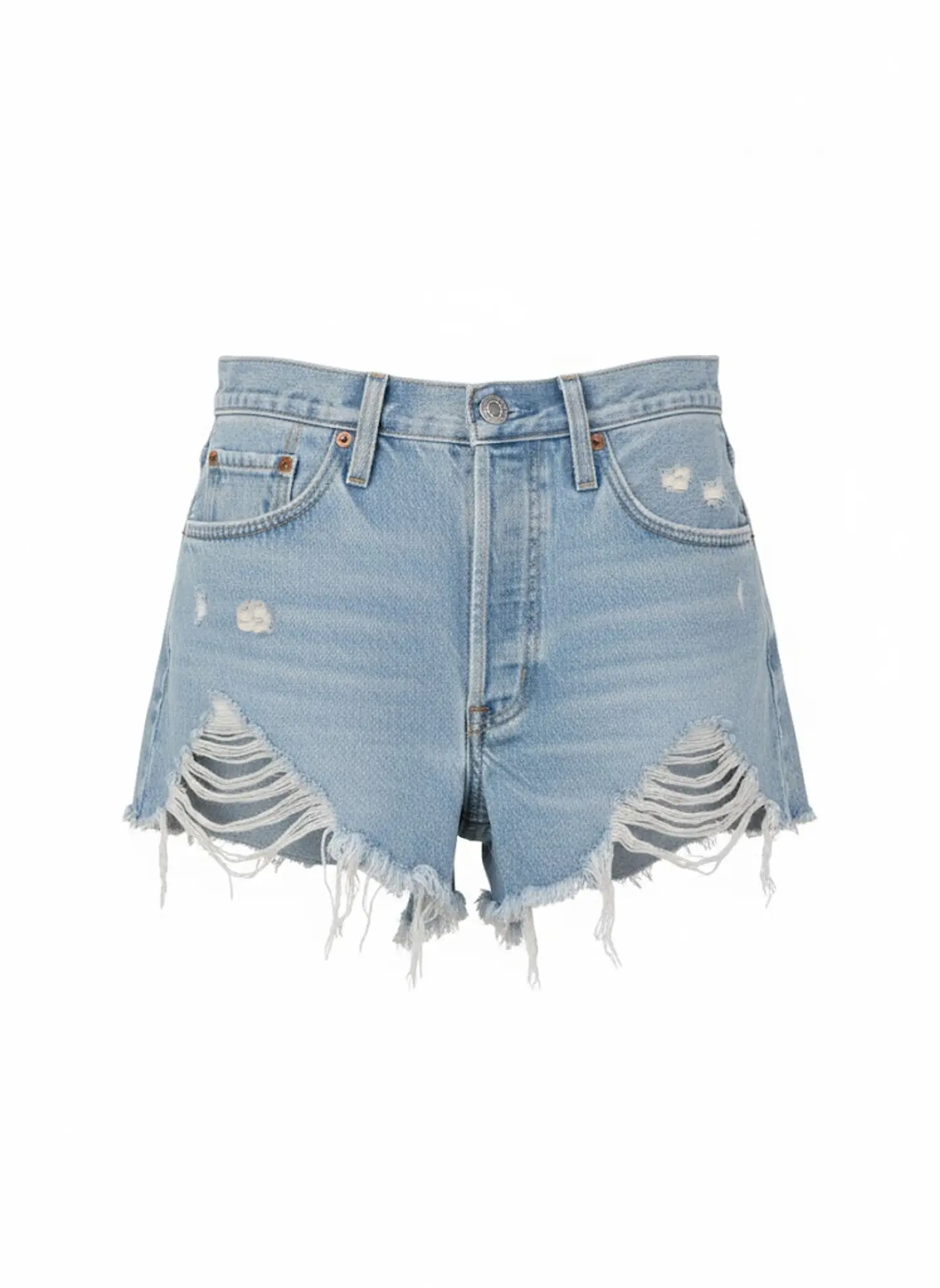 Short de Jeans Levi's 501 Original Calce Alto, Talla 28 / 36 aprox. 1