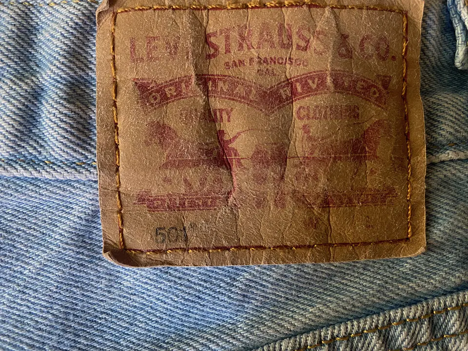 Short de Jeans Levi's 501 Original Calce Alto, Talla 28 / 36 aprox. 6