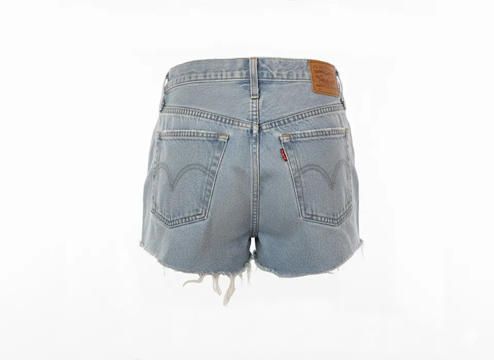 Short de Jeans Levi's 501 Original Calce Alto, Talla 28 / 36 aprox. 2