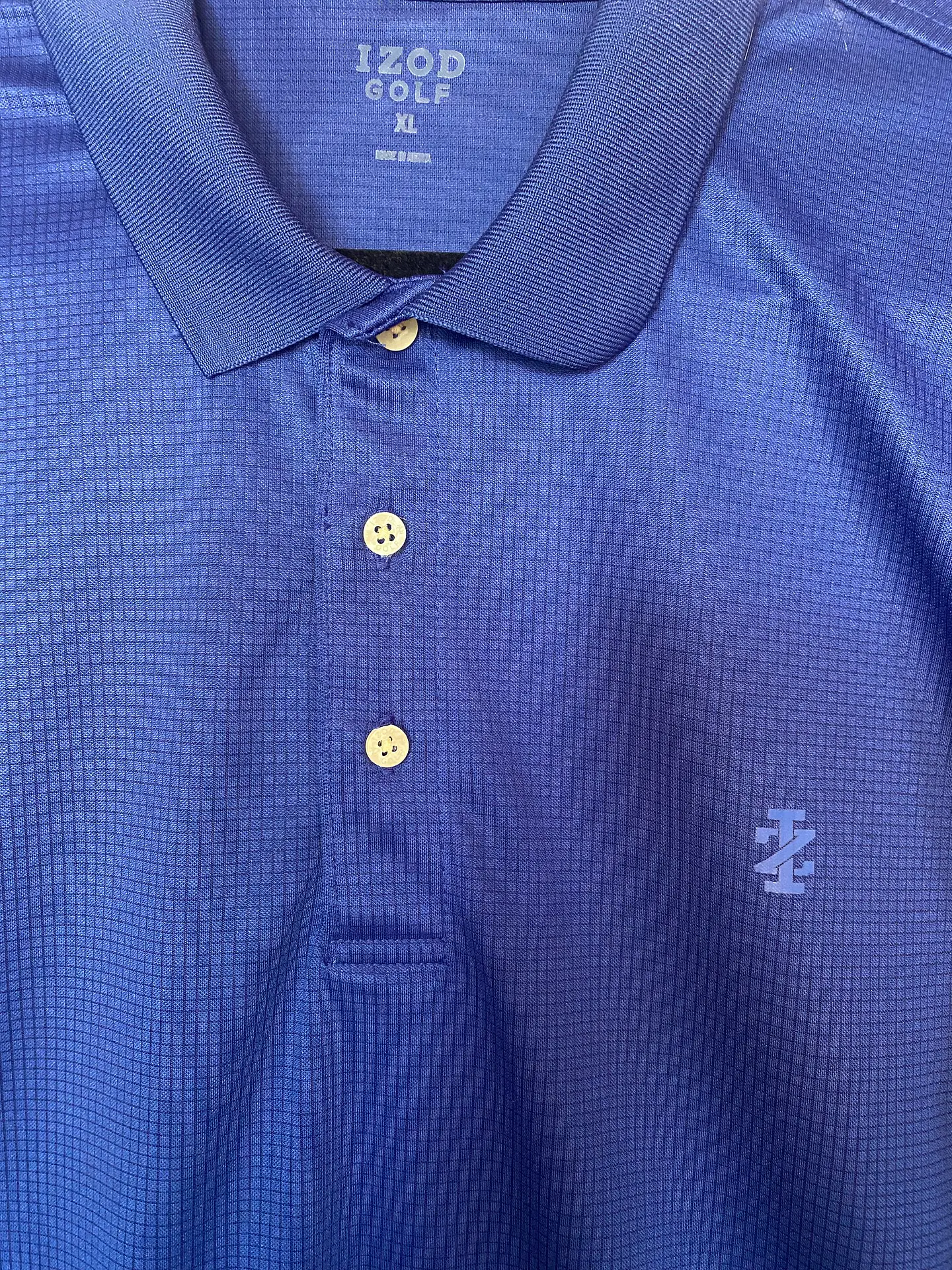 Polera Polo Golf Azul Hombre Izod, Talla XL 5