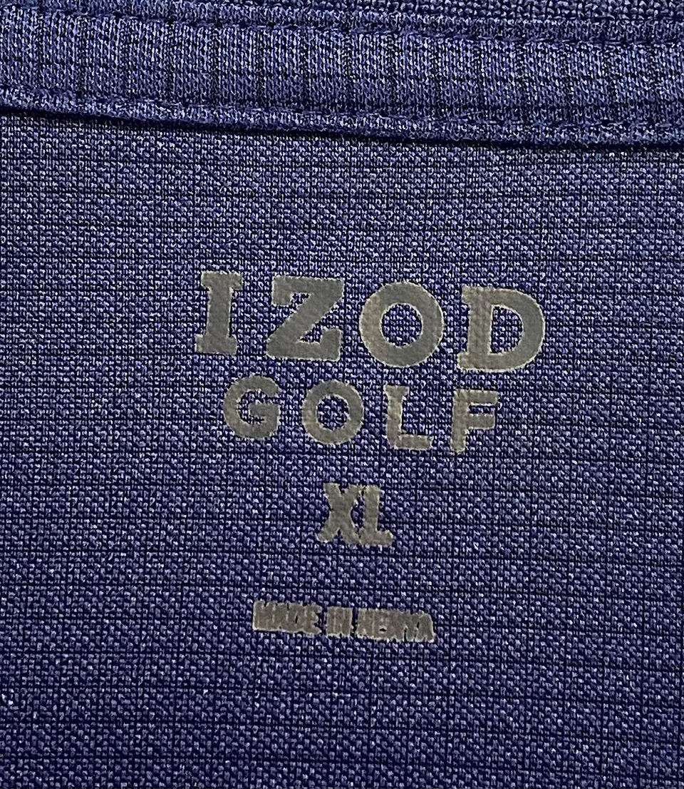 Polera Polo Golf Azul Hombre Izod, Talla XL 8