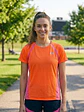Polera Deportiva Under Armour Run Naranja, Talla S - Miniatura 3
