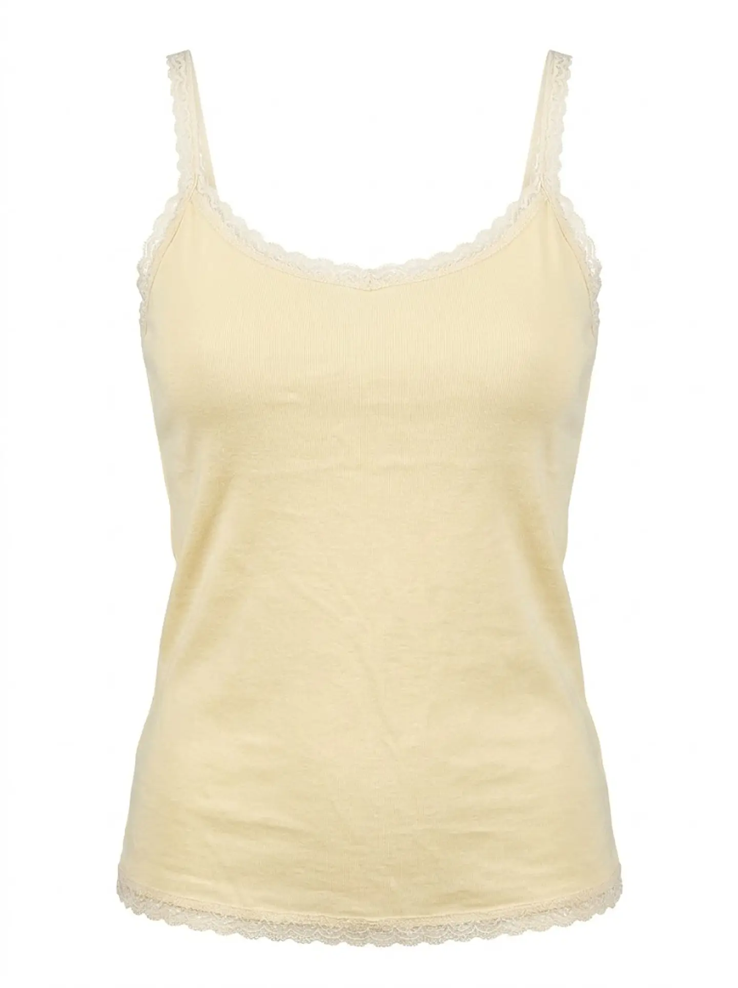 Polera Tirantes Mujer Banana Republic Amarilla, Talla M 1