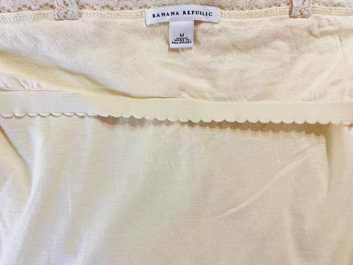 Polera Tirantes Mujer Banana Republic Amarilla, Talla M 8