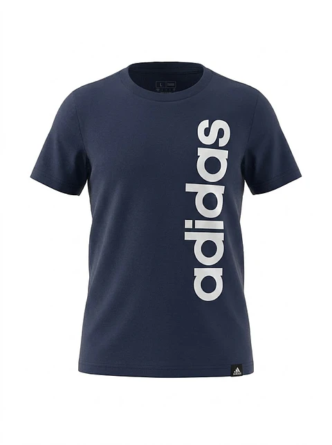 Polera Deportiva Adidas Azul Niño, Talla L