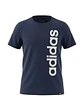 Polera Deportiva Adidas Azul Niño, Talla L - Miniatura 1