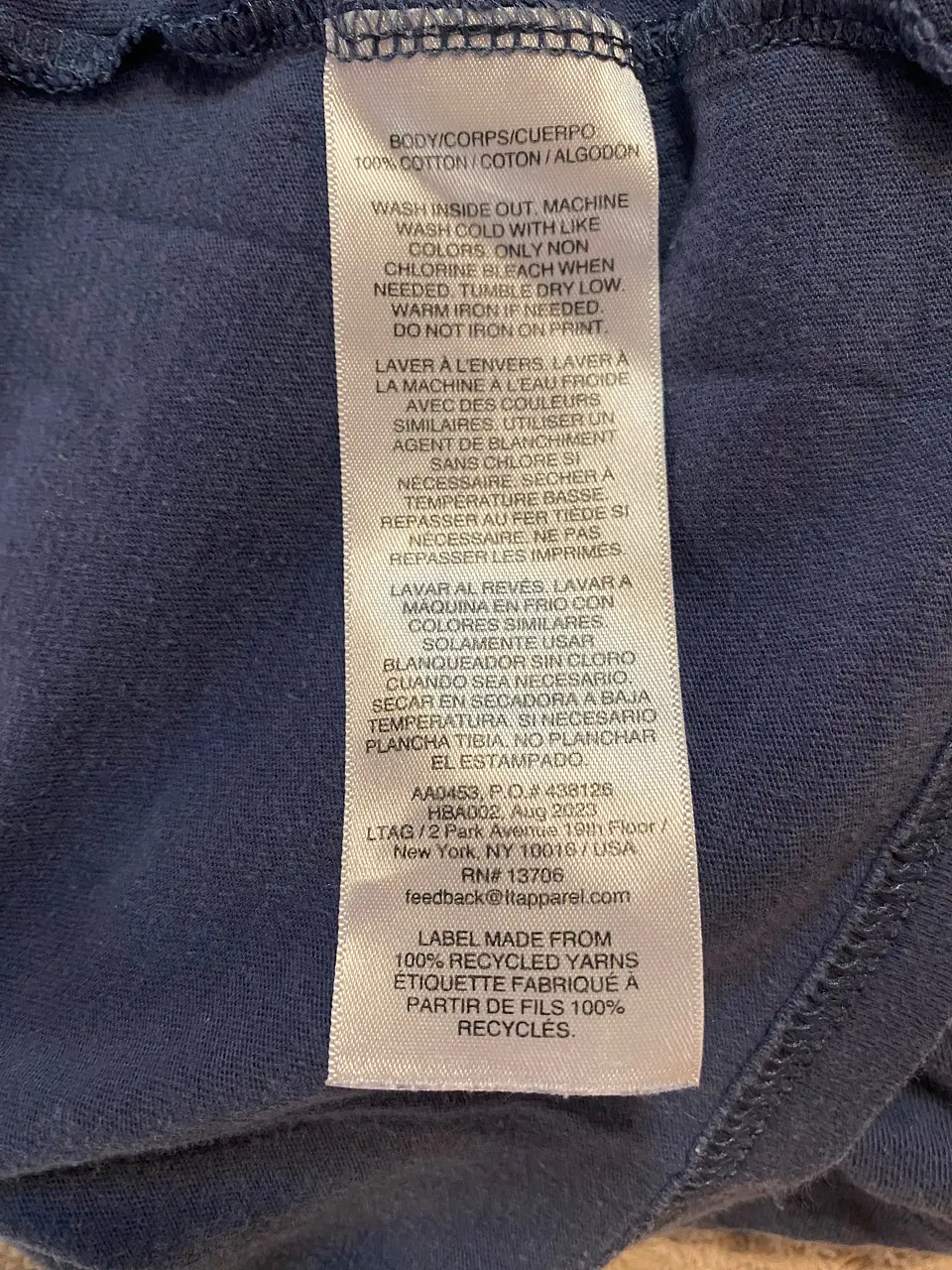 Polera Deportiva Adidas Azul Niño, Talla L 8