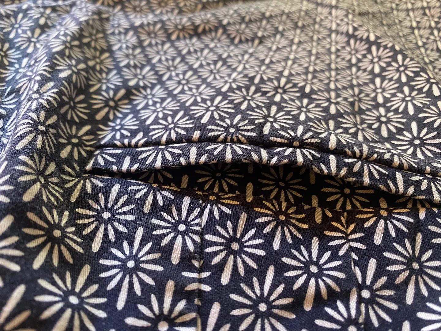 Pantalón Capri Mujer Talbots Estampado Floral Azul - Talla 8 /40 / M 8
