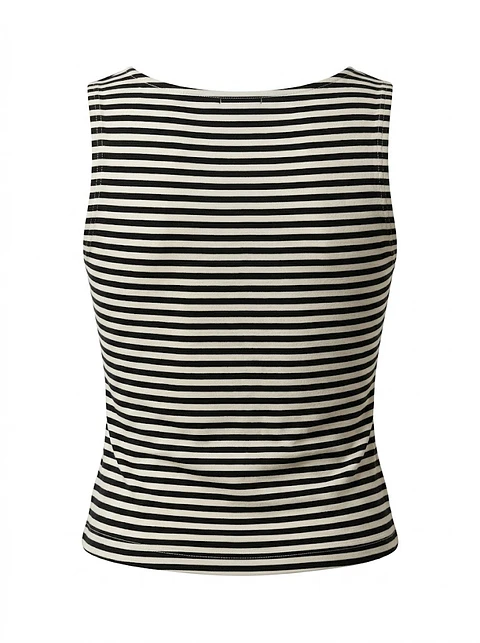 Polera Sin Mangas Mujer Tailor New York A Rayas - Talla M