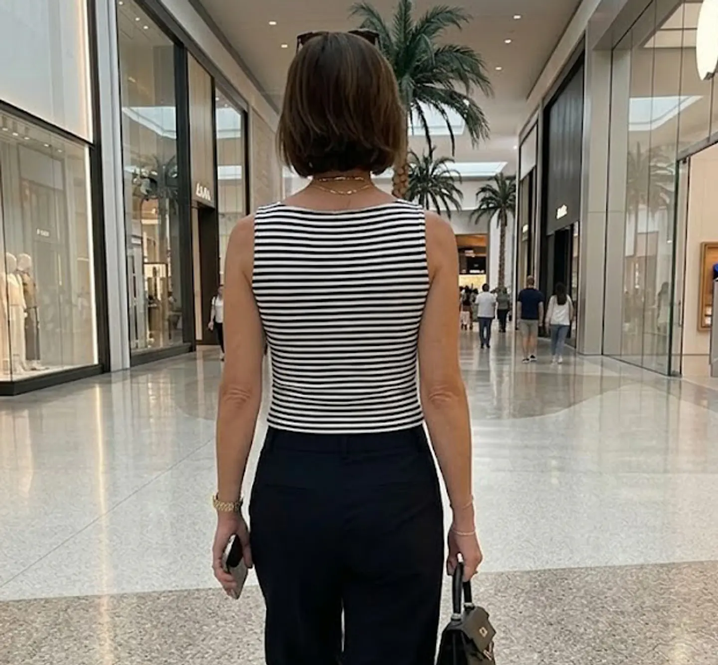 Polera Sin Mangas Mujer Tailor New York A Rayas - Talla M 4