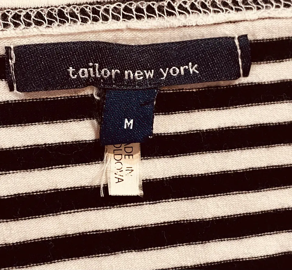 Polera Sin Mangas Mujer Tailor New York A Rayas - Talla M 5